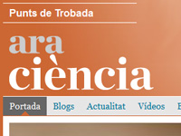 Web d'Ara Ciència